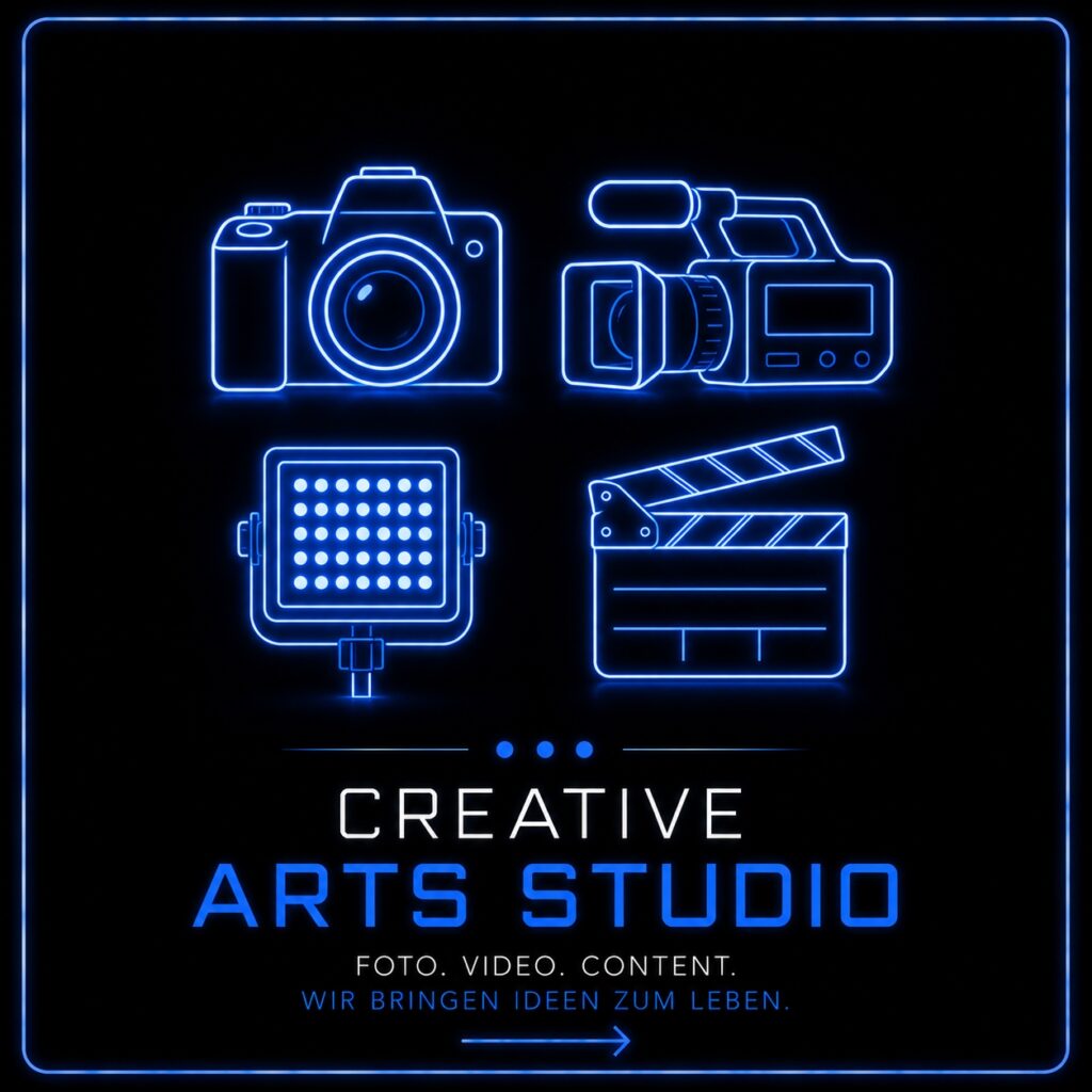 Creative Arts Studio für Foto-, Video- und Medienproduktionen.